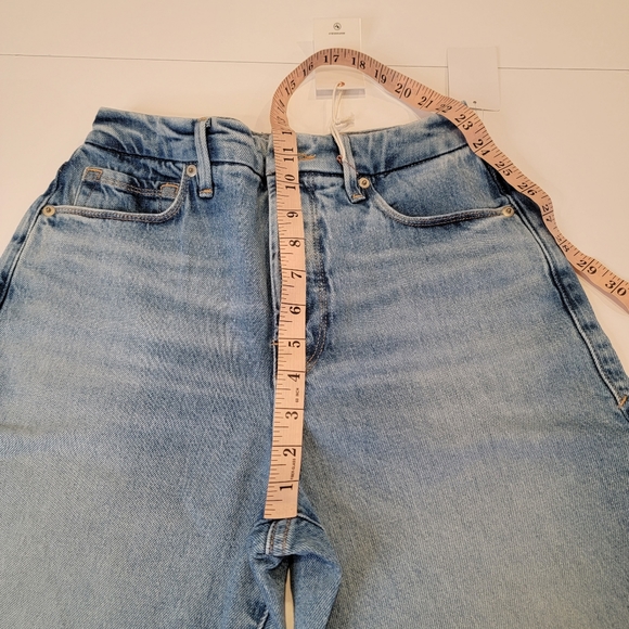 Good American High-Rise Mom Jean Size 0/25 NWT! Style GM235T Indigo - Picture 14 of 15